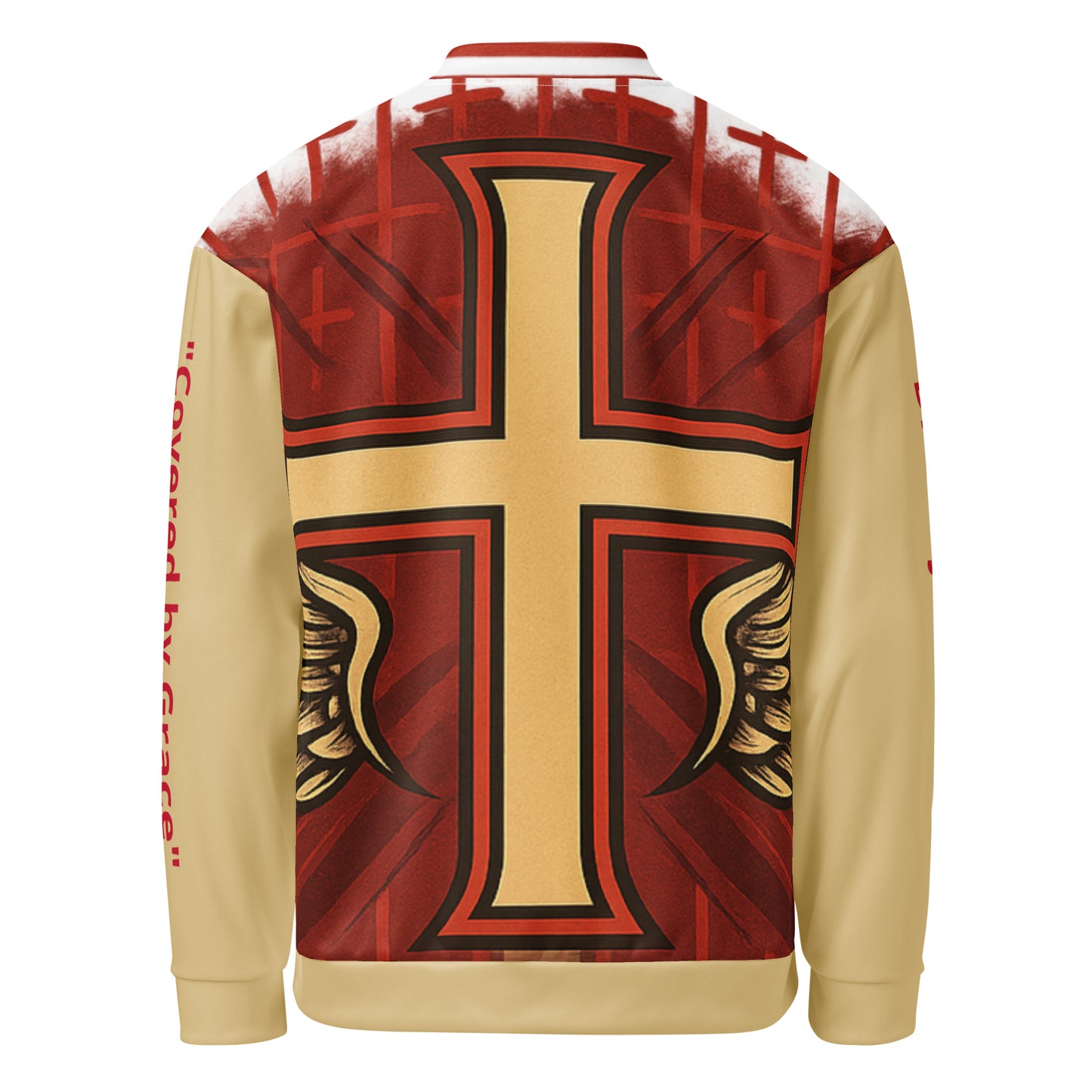 Divine wings bomber red back view 