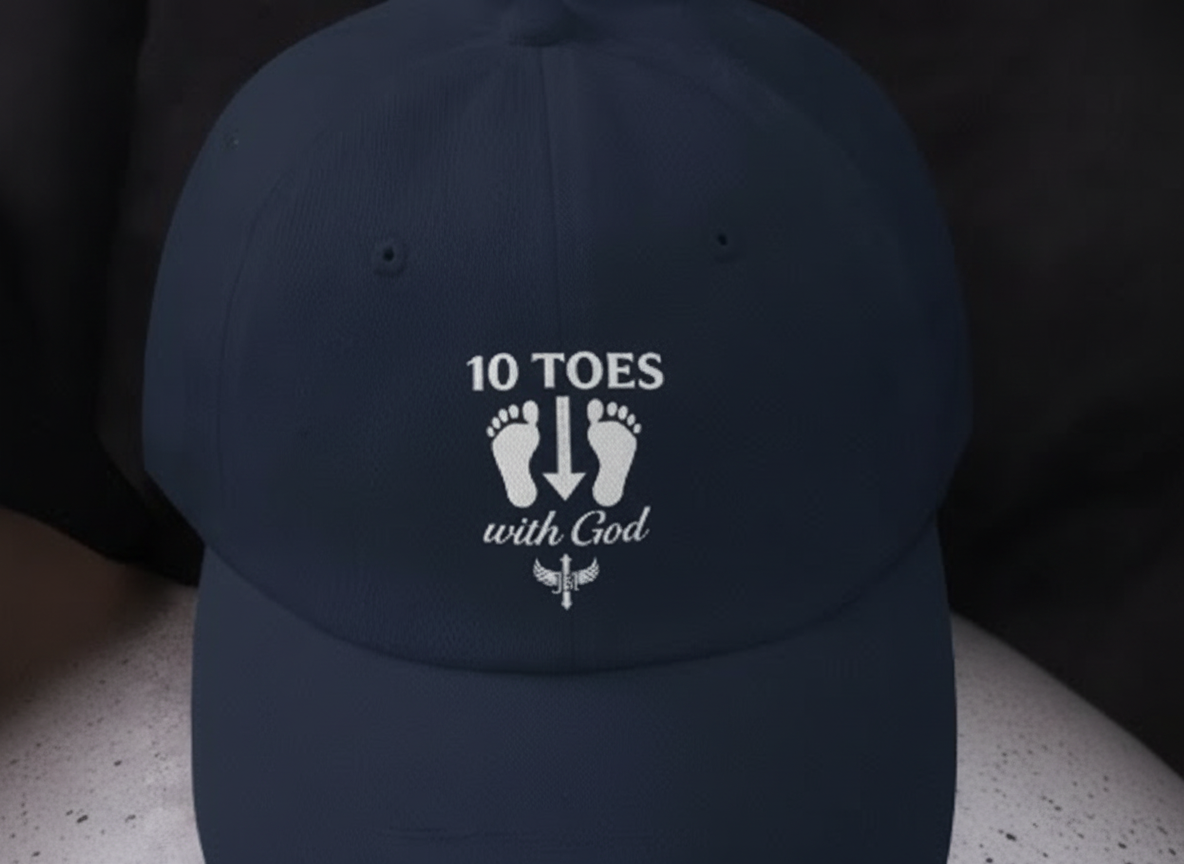 10 Toes Down with God Hat