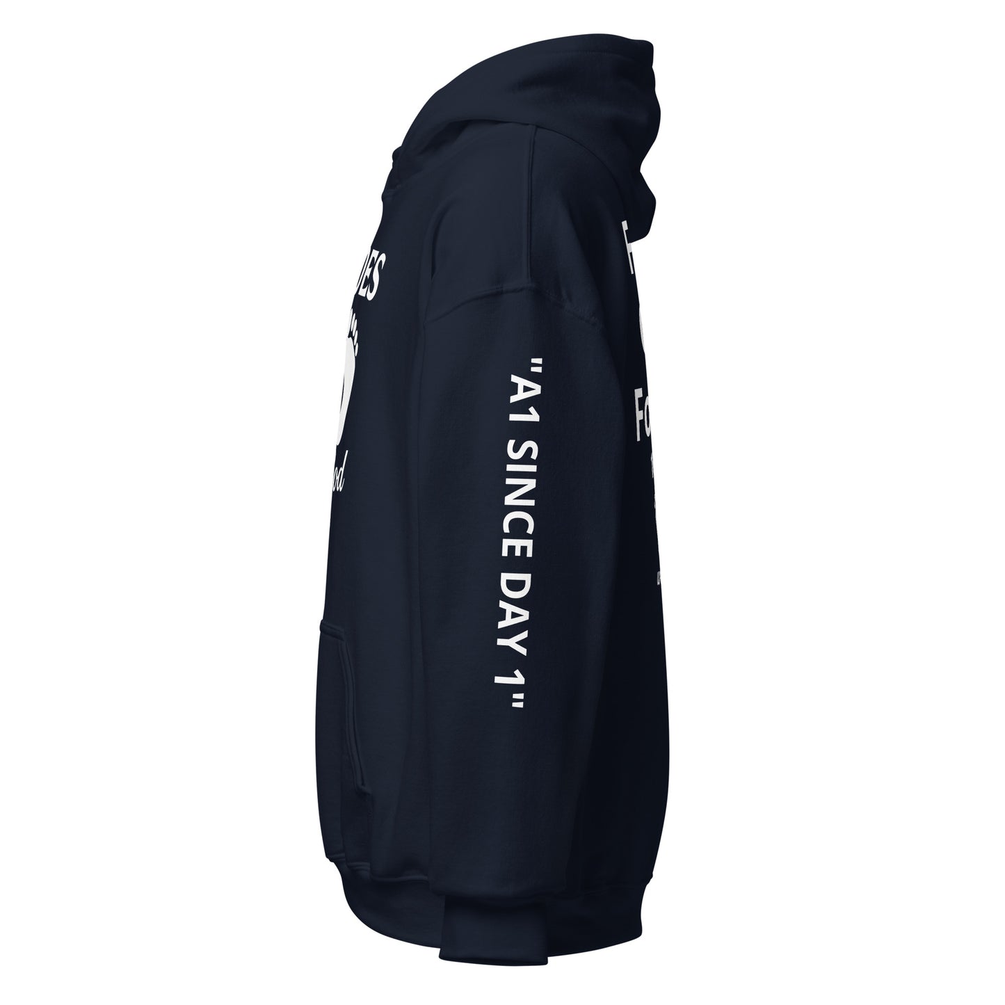 JBI 10 Toes Down Hoodie side view navy