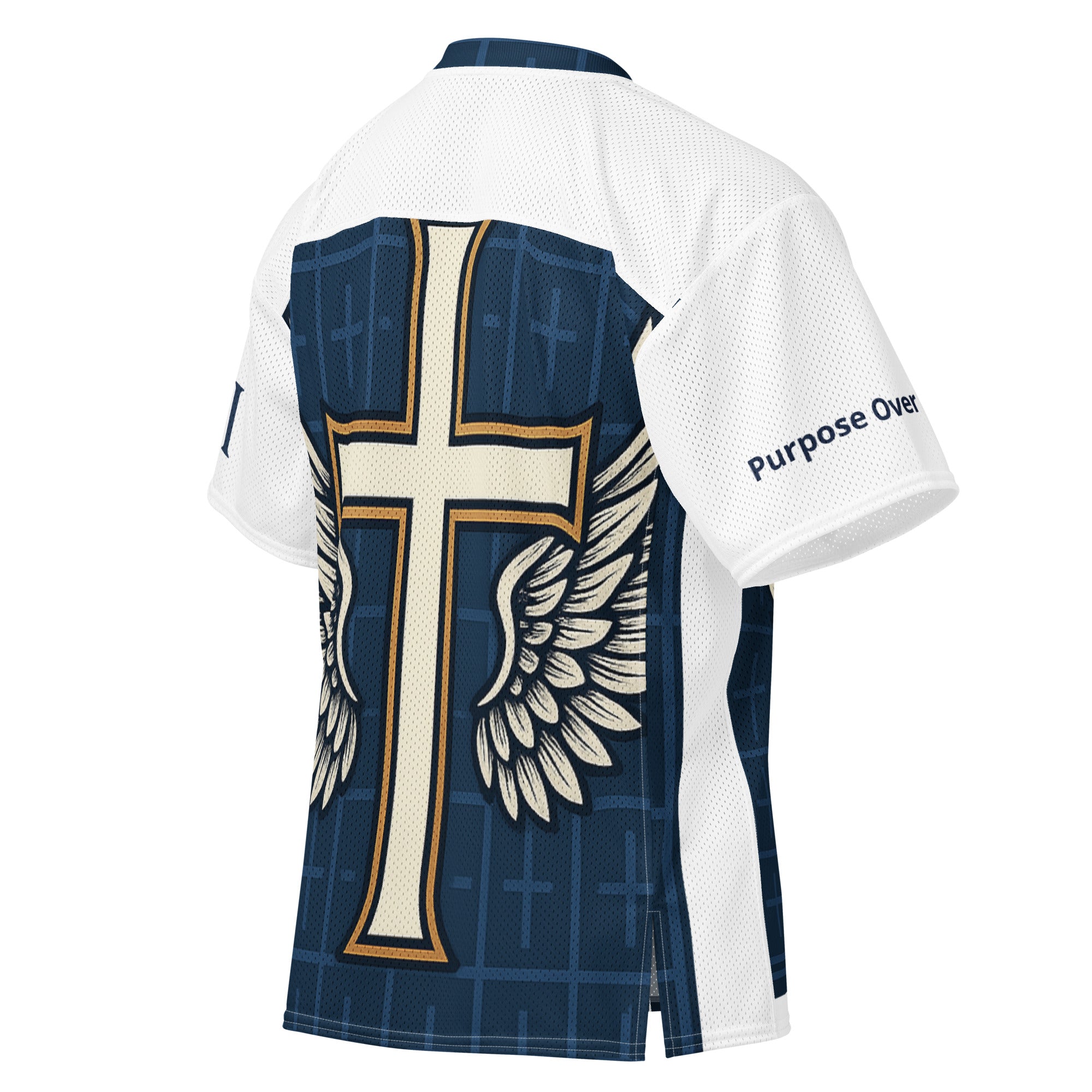 JBI Apparel Wings of Faith Cross Jersey – premium faith streetwear piece.