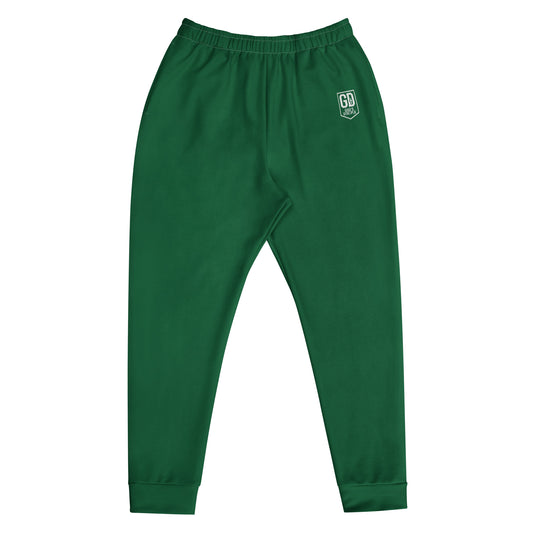 JBI GD unisex joggers green front view

