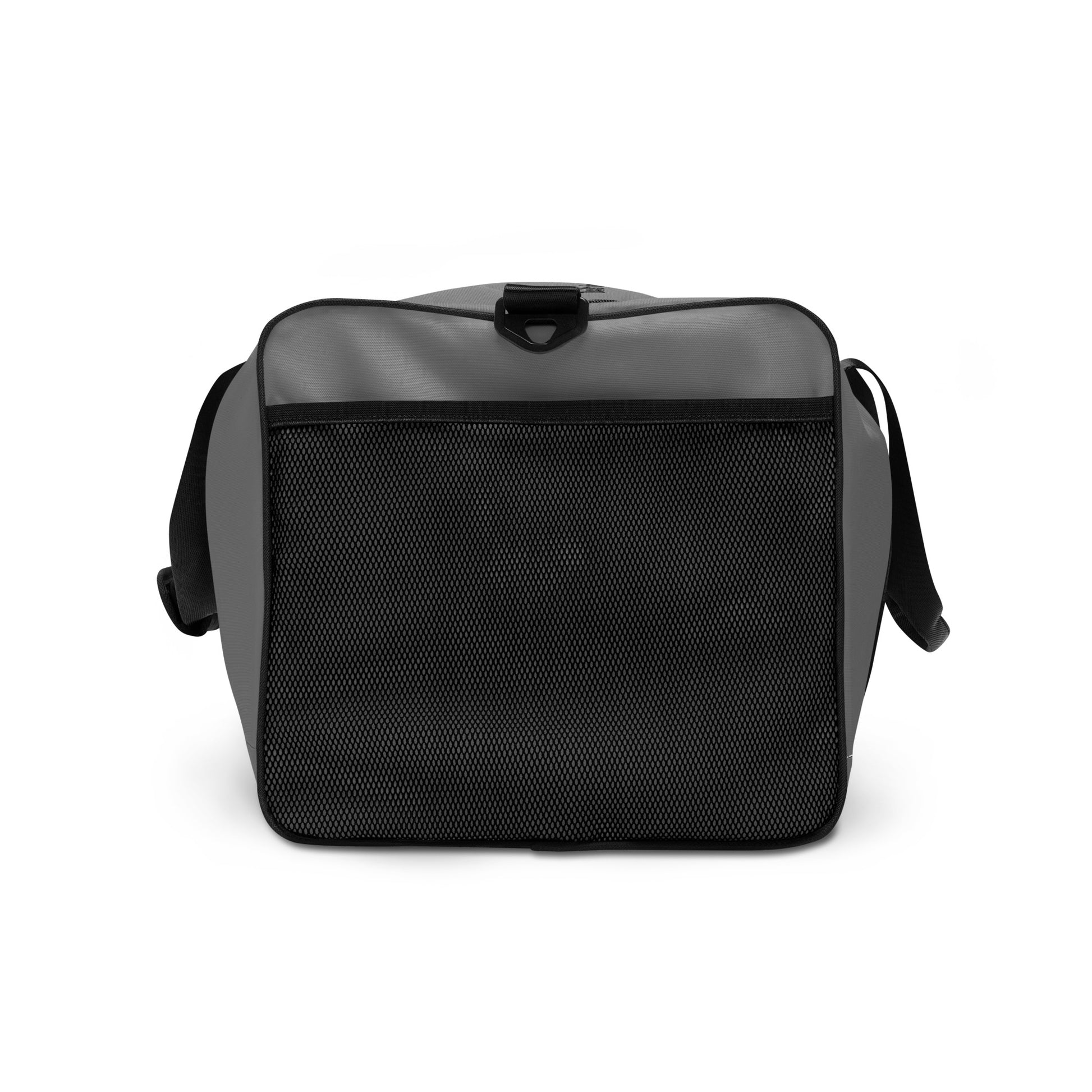 JBI Wing duffle bag gray and black sideview

