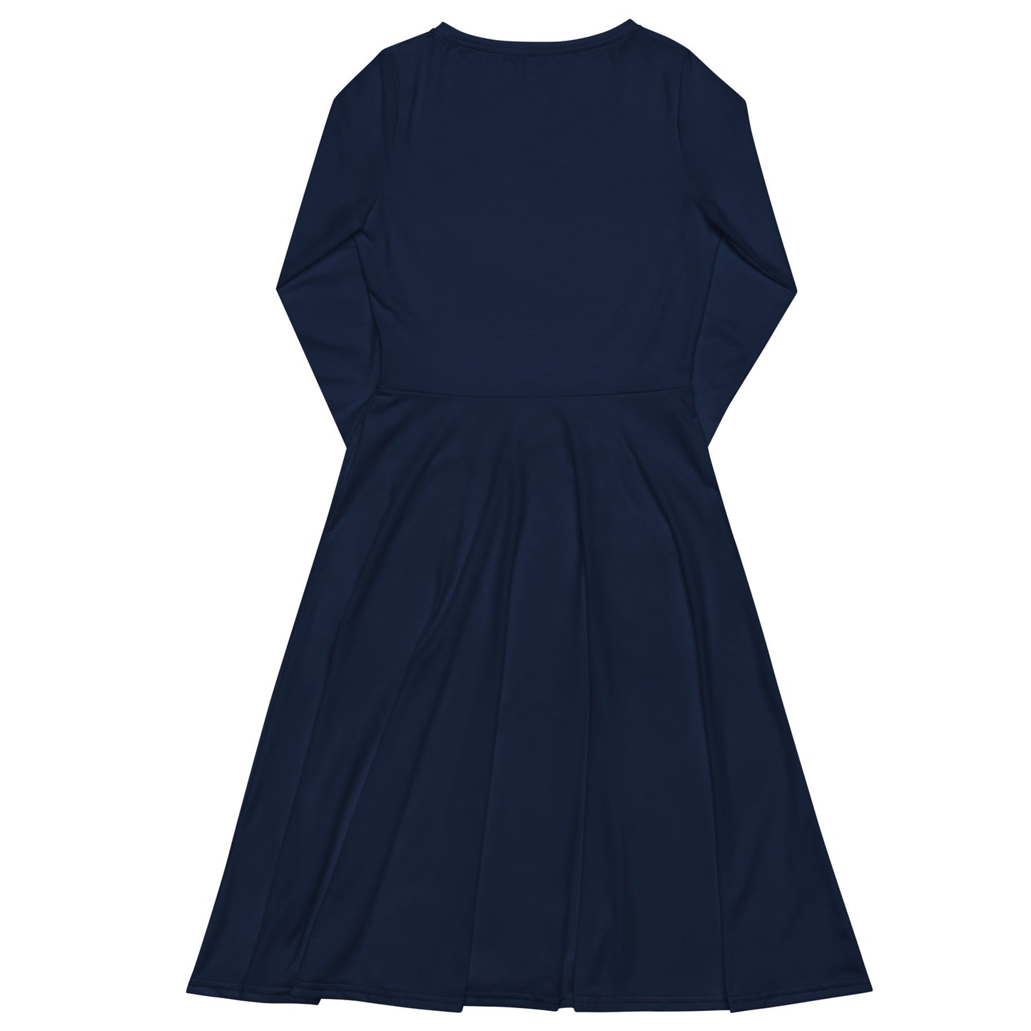 JBI Wing long sleeve dress navy back view

