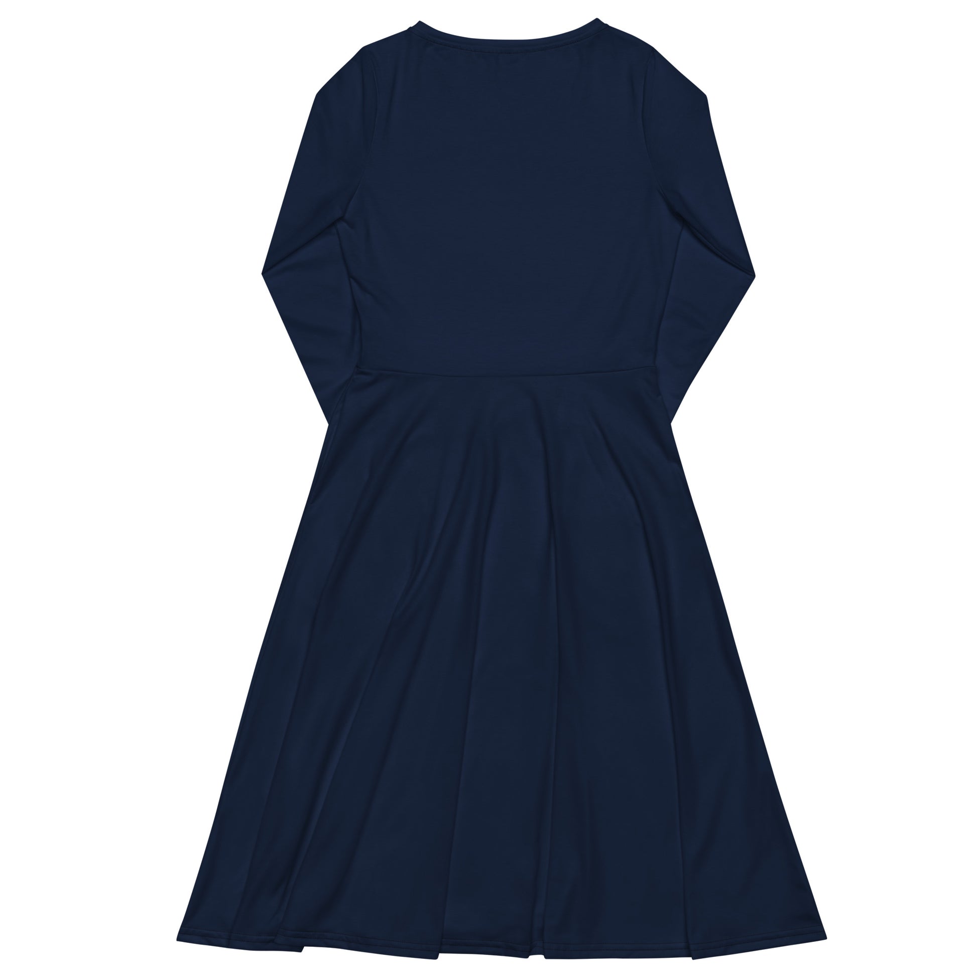 JBI Wing long sleeve dress navy back view
