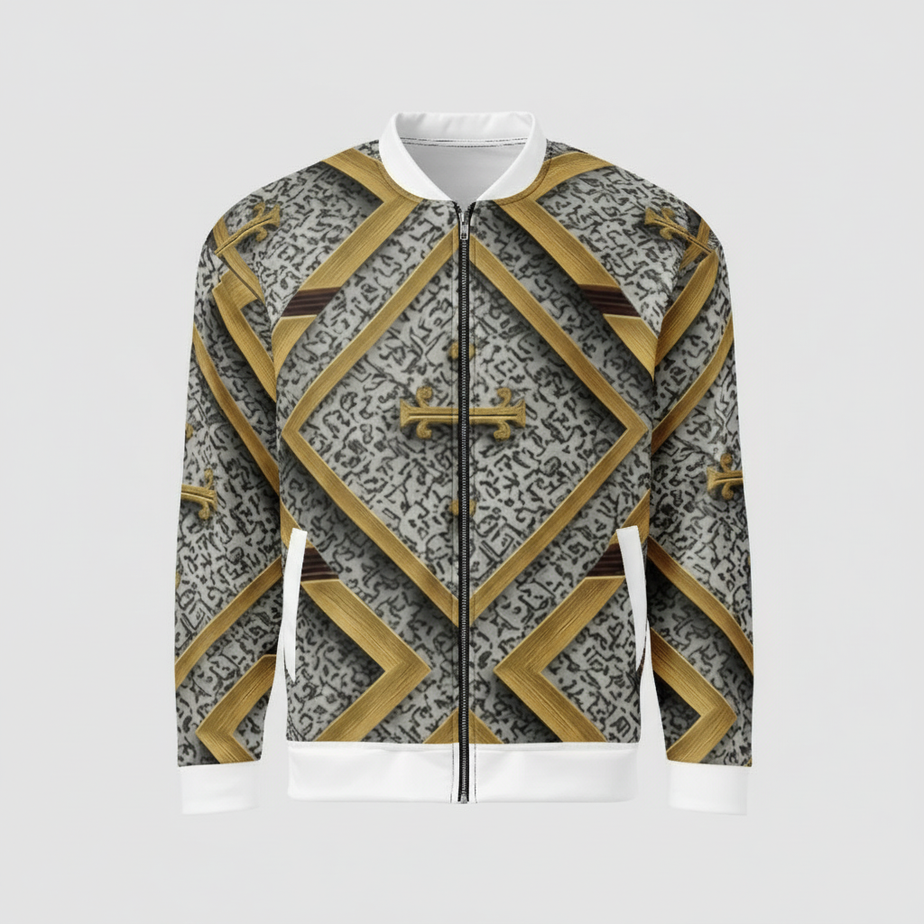 Kingdom Luxe Printed Bomber by JBI Apparel 