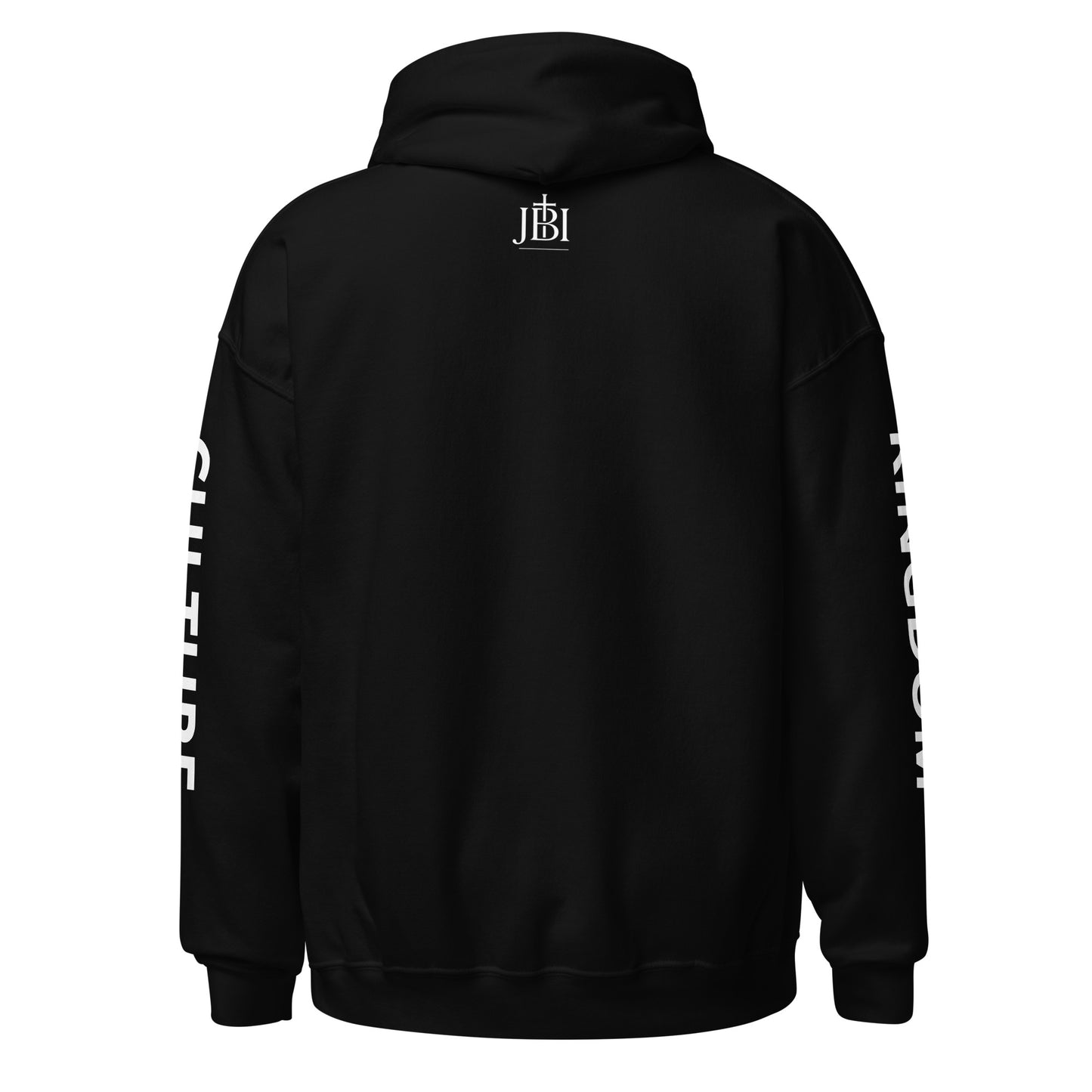 JBI GD unisex hoodie back view