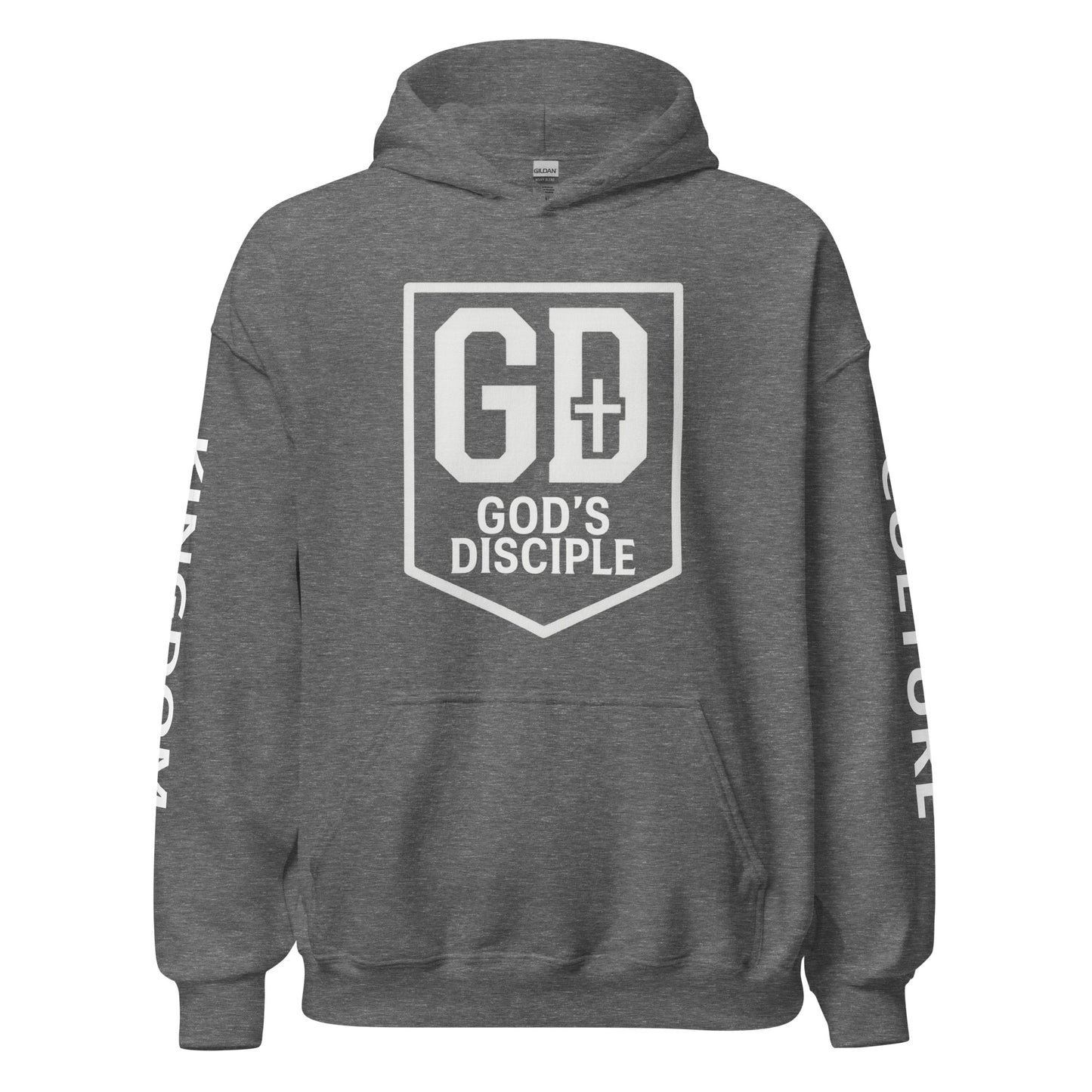 JBI GD unisex hoodie gray colorway