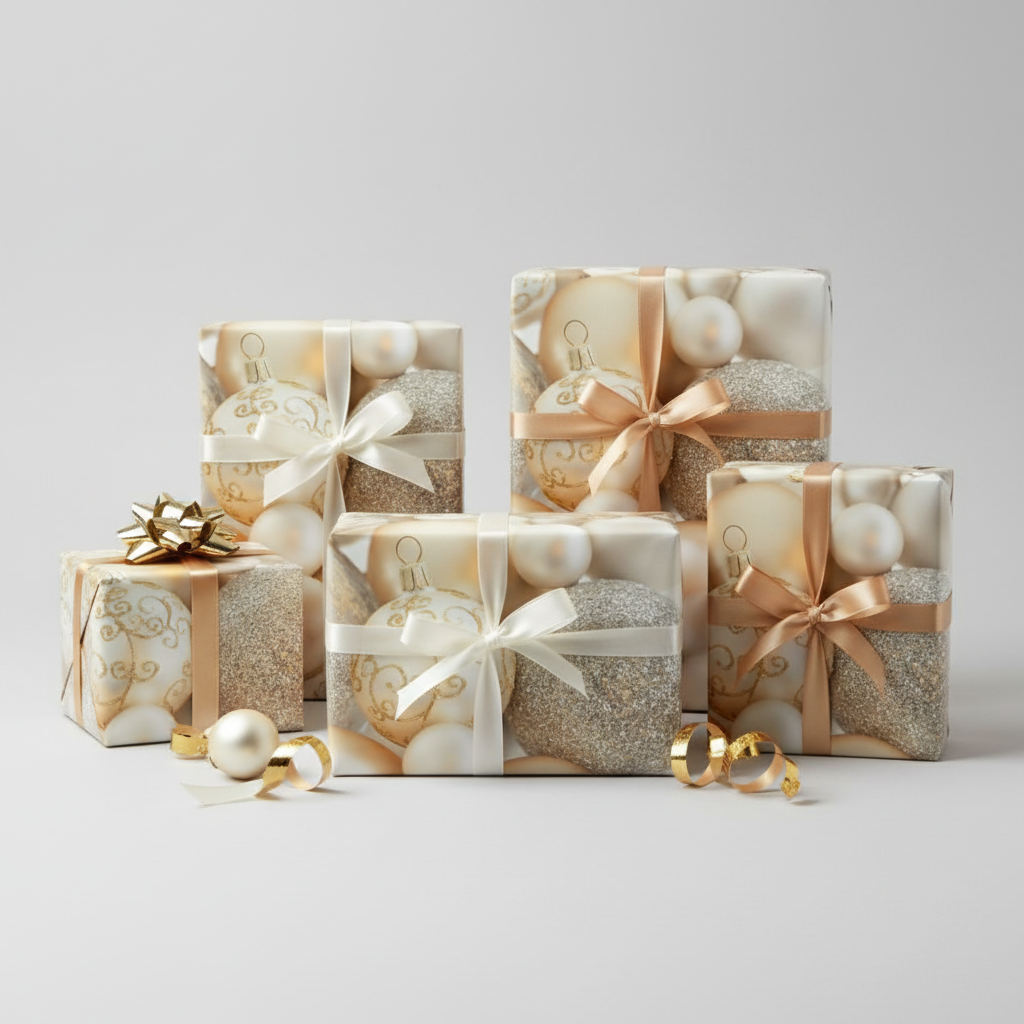 Christmas Luxe Wrapping Paper Set